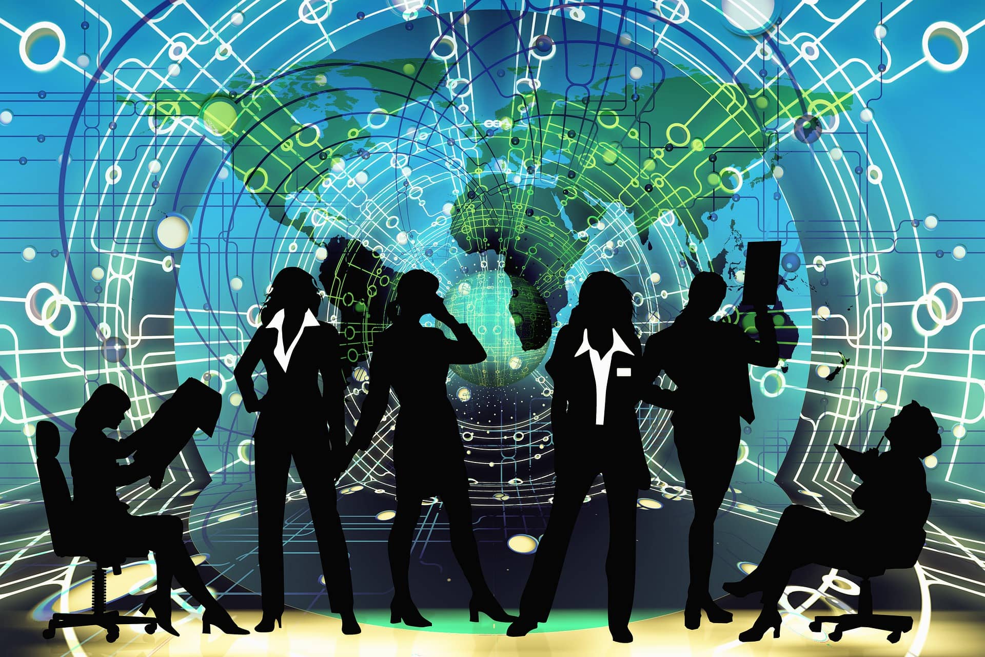 Image représentant une équipe de travail en entreprise