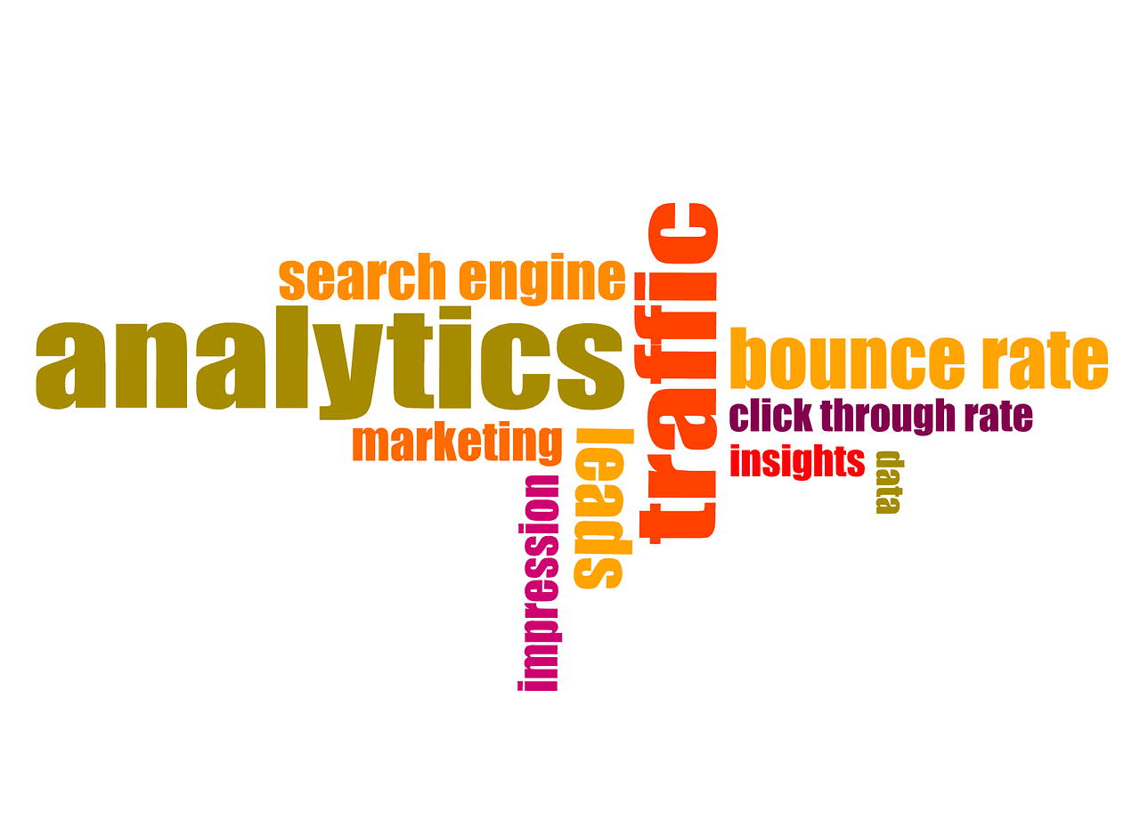 Image représentant quelques mots phares du référencement SEO